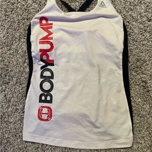 Reebok Women's White BodyPump Tank Top